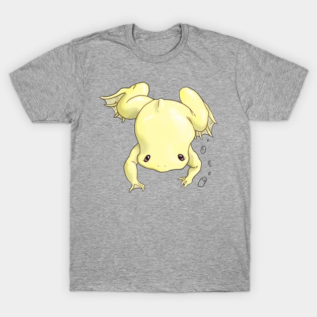 Platanna (Xenopus laevis) - Albino T-Shirt by Furia And Mimma